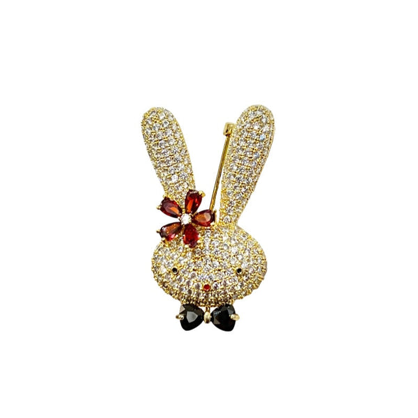 Cutesy Rabbit Brooches Forest 