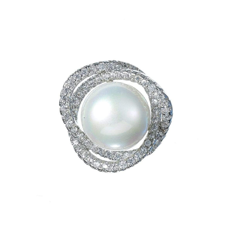 Pearly White Brooches Forest 