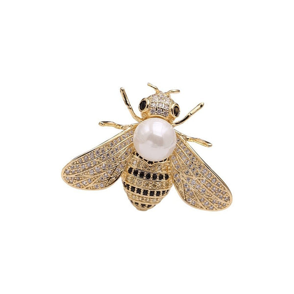 Cicada Brooches Forest 18k real gold plated 