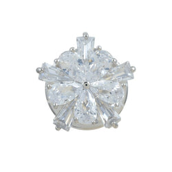 Heavenly Fleur Brooches Forest Platinum plated 