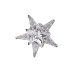 Starshine Brooches Forest Platinum plated 