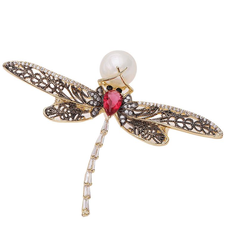 Lila Dragonfly Brooches Shop At Forest gold 