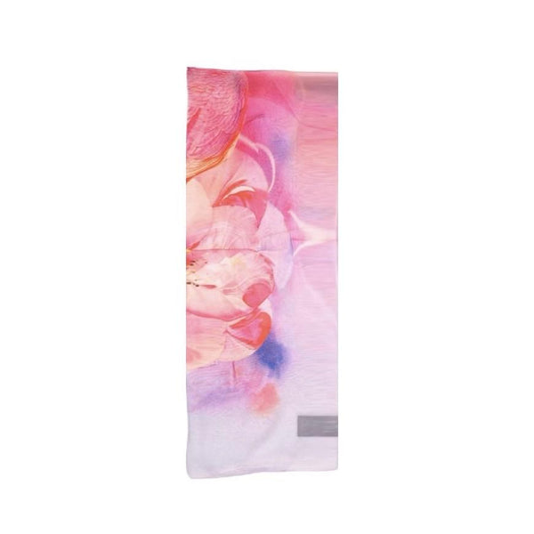 Floral Power Scarves Forest Pink gradient 