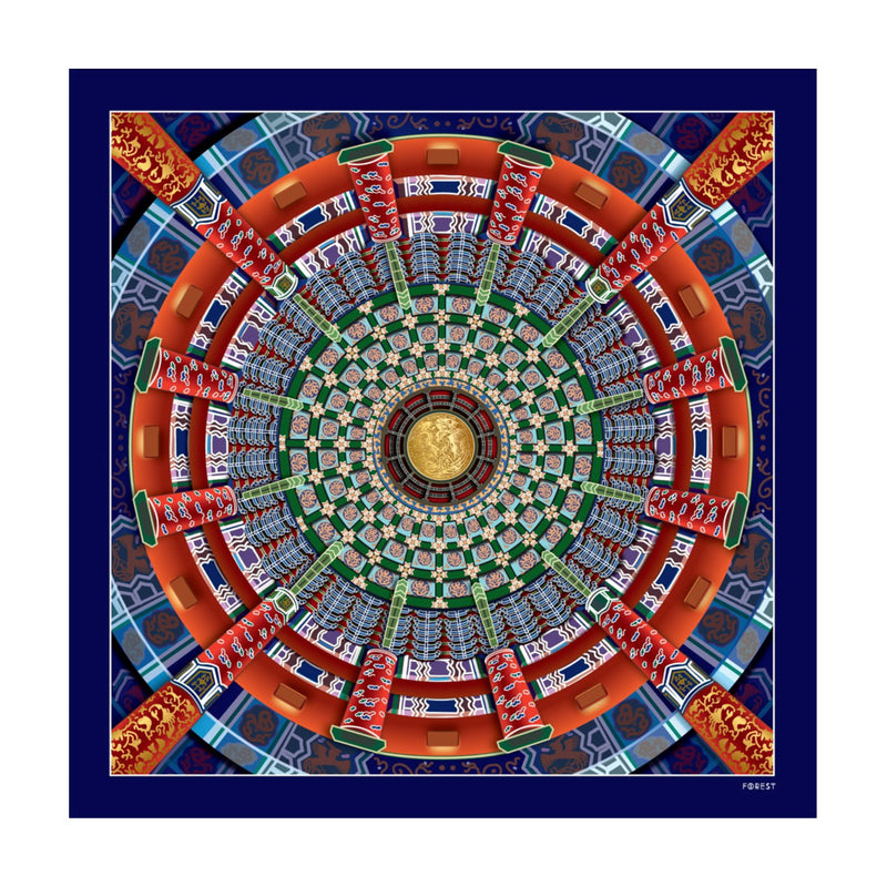 The Grand Ceiling of Gugong Scarves Shop At Forest Navy 