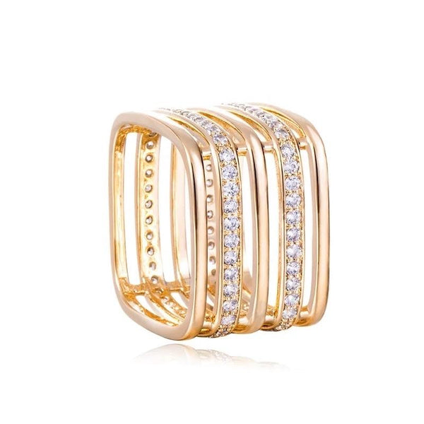 Quadrangle Shop At Forest 19k yellow gold plated 